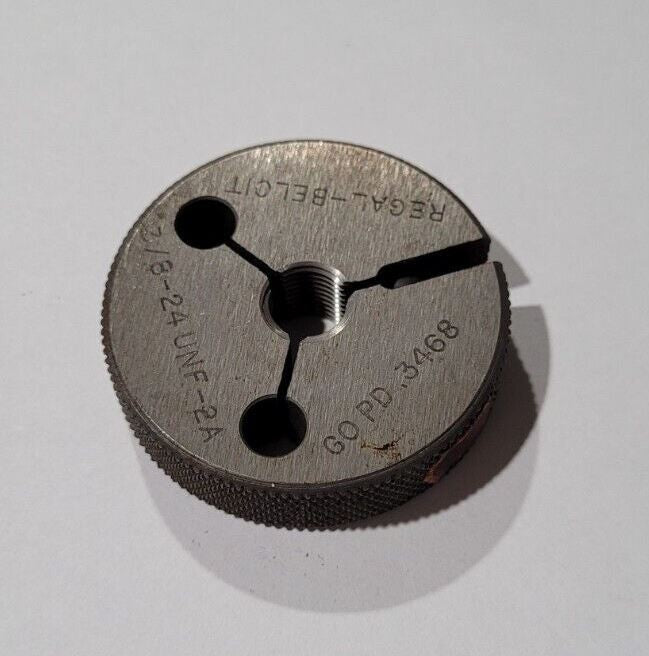 3/8-24 UNF-2A GO Thread Ring Gage P.D. .3468 REGAL-BELOIT