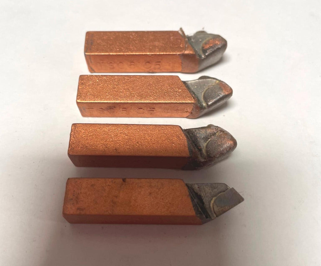 ACT Brazed Tipped Carbide Lathe Tool Bit 3/8" Shank TSC6 C5 USA Made Lot of 4