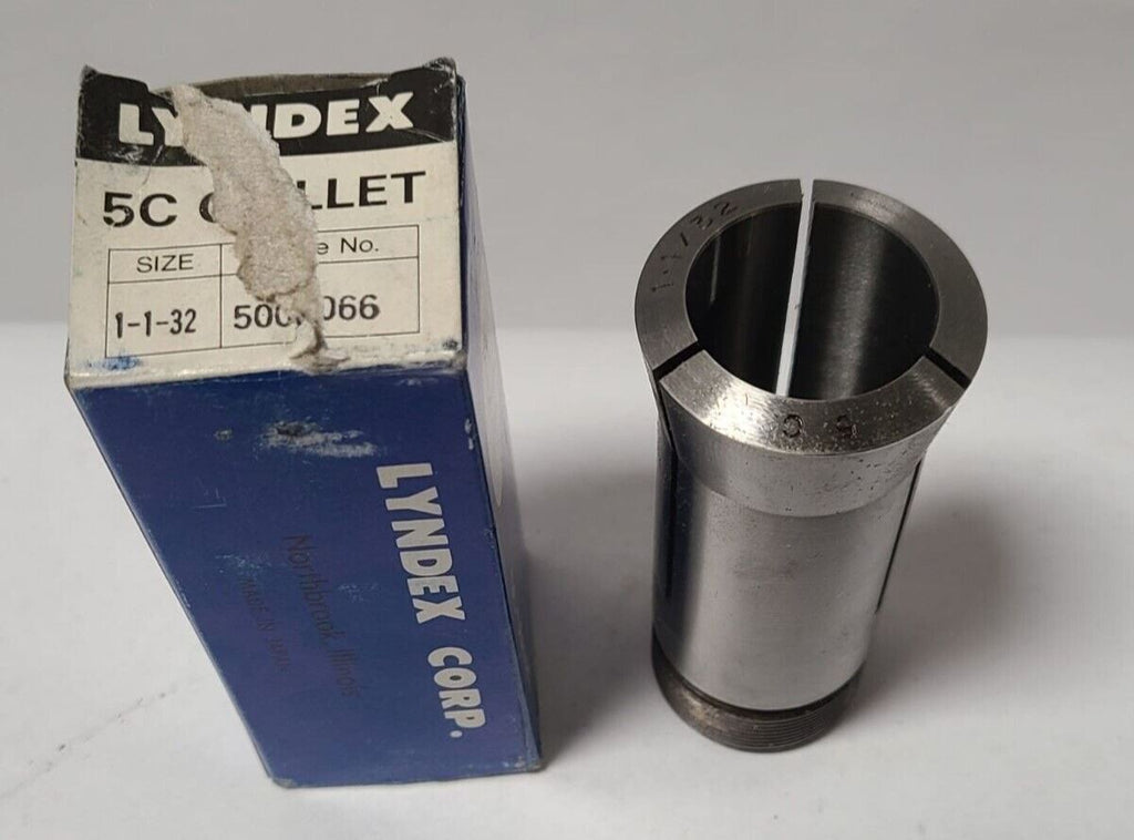 New Lyndex 5C Lathe Mill Collet Size 1-1/32 CNC Chucker Free Shipping Japan