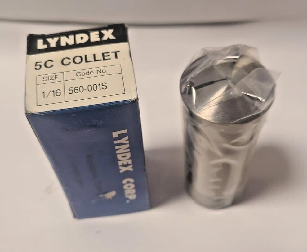 New Lyndex 5C Lathe Mill Collet Size 1/16 560-001S CNC Chucker Free Shipp Japan