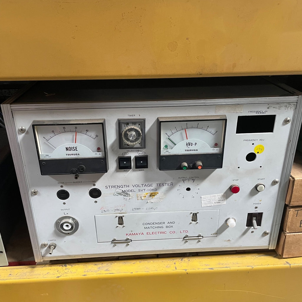 KAMAYA ELECTRIC CO RF DIELECTRIC WITHSTAND TEST SVT 10KD 500W 50-150KHz 6A