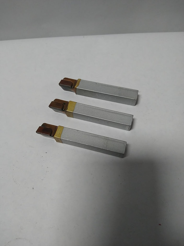 ACT Brazed Tipped Carbide Lathe Tool Bit 7/16"" Shank AR 7 C2 USA Made Lot of 3