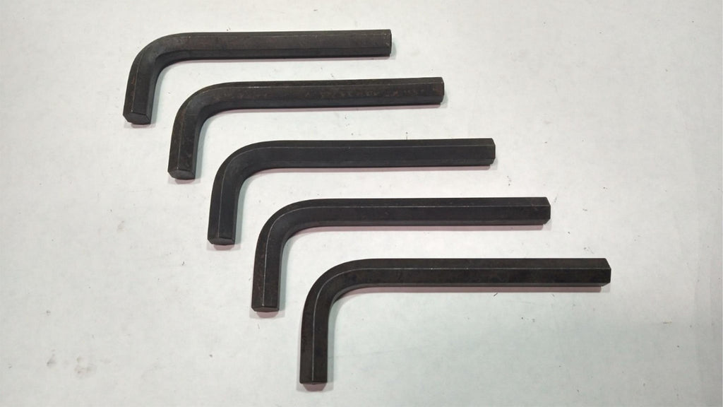 Allen USA 7/16" 5-1/4" Hex L-Shape Key Wrench Brand New Lot of 5