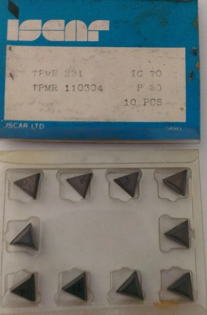 10 Pcs Iscar TPMR 231 IC 70 P 20 Carbide Inserts Lathe Mill Turning New