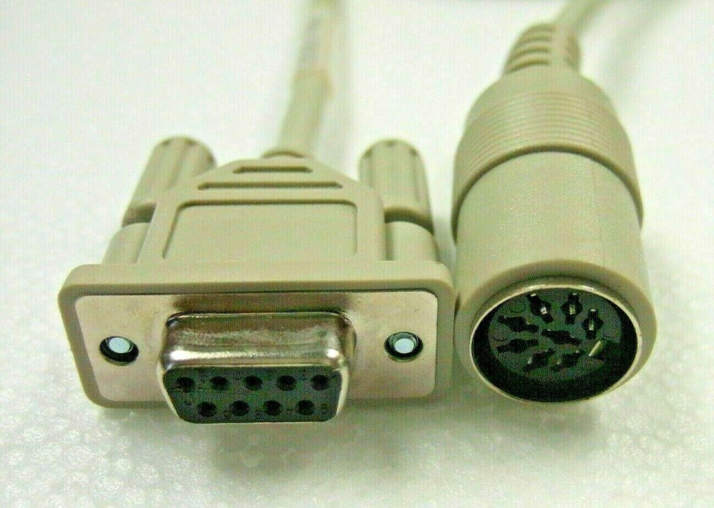 5.5FT DB9F to DIN8F Serial Cable – Legacy RS-232/RS-422 Interface Lead 35802-66