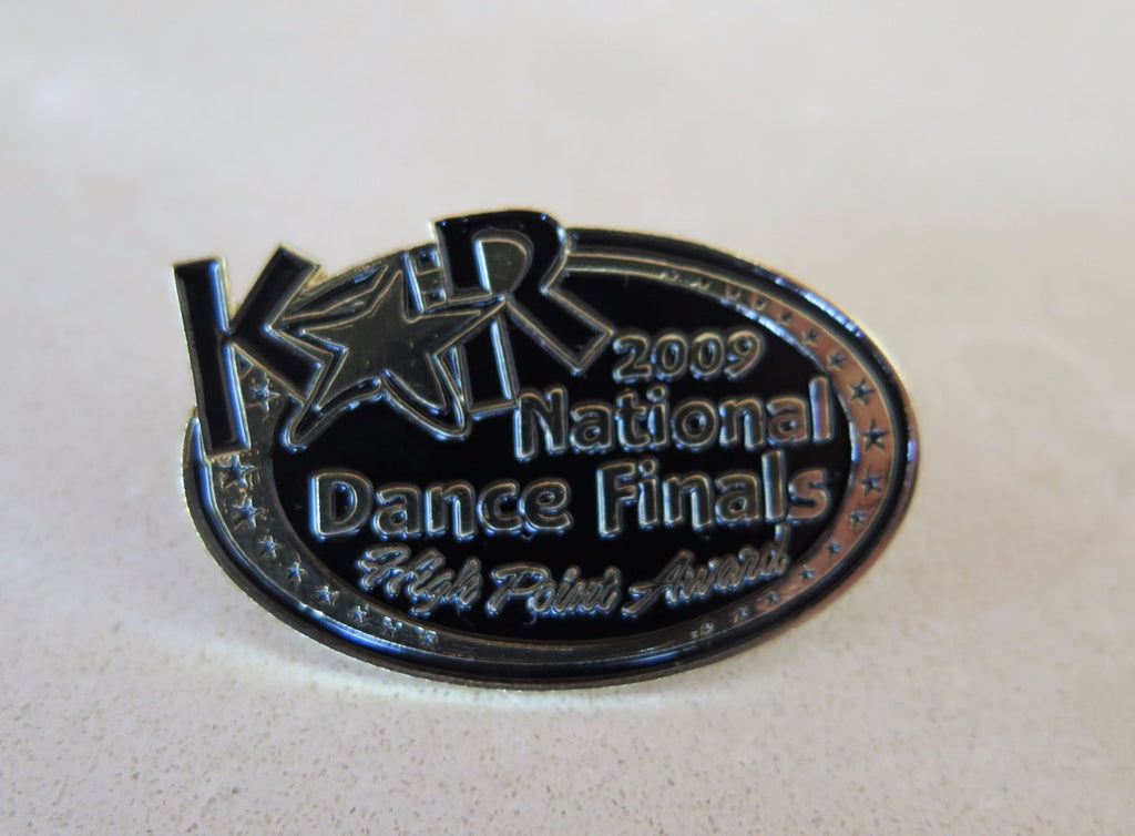 2009 National Dance Finals High Point Award Pin Badge Lapel Collection Rare New