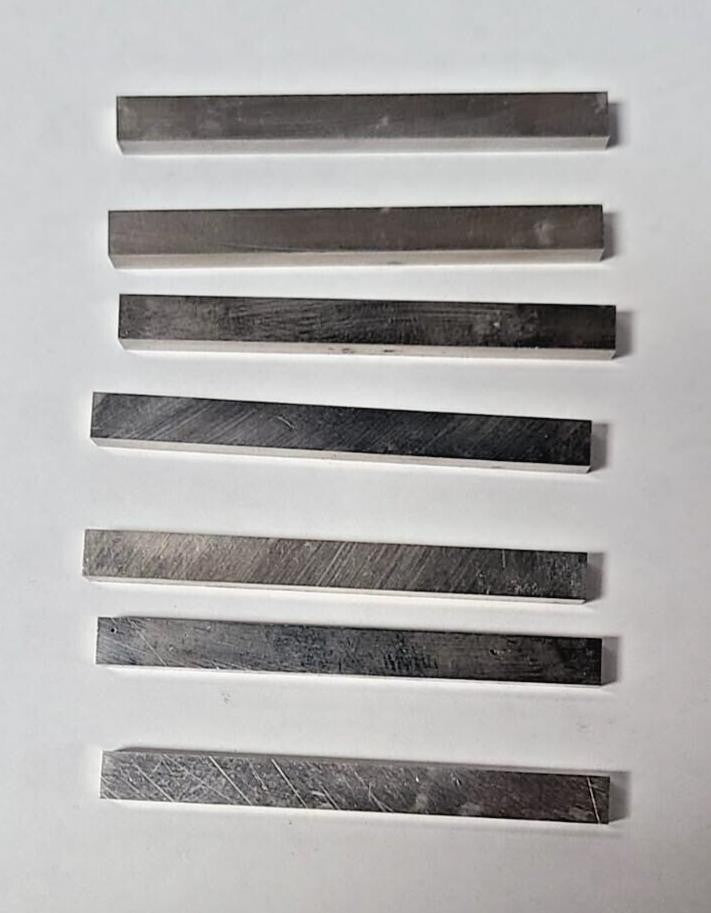Lot of 7 Pcs 3/16 Square x 2" Lathe Tool Cutting HSS Bit Blank High Speed