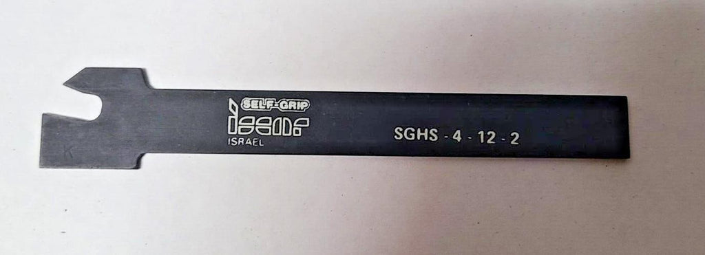Iscar SGHS 4-12-2 Self Grip Parting Grooving Tool Holder Part Off Blade