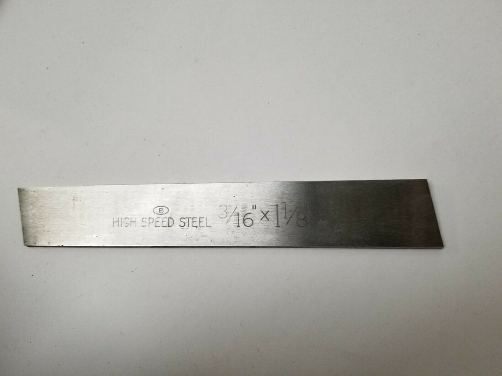 1 New 3/16 x 1-1/8 x 7" Lathe Tool Cutting HSS Bit Blank BESLY Made in USA