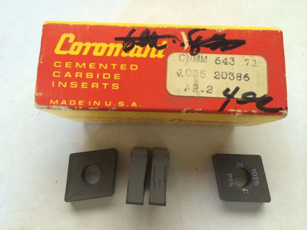 4 Pcs SANDVIK Coromant CNMM 643 71 1025 Lathe Carbide Inserts Tool Tools New