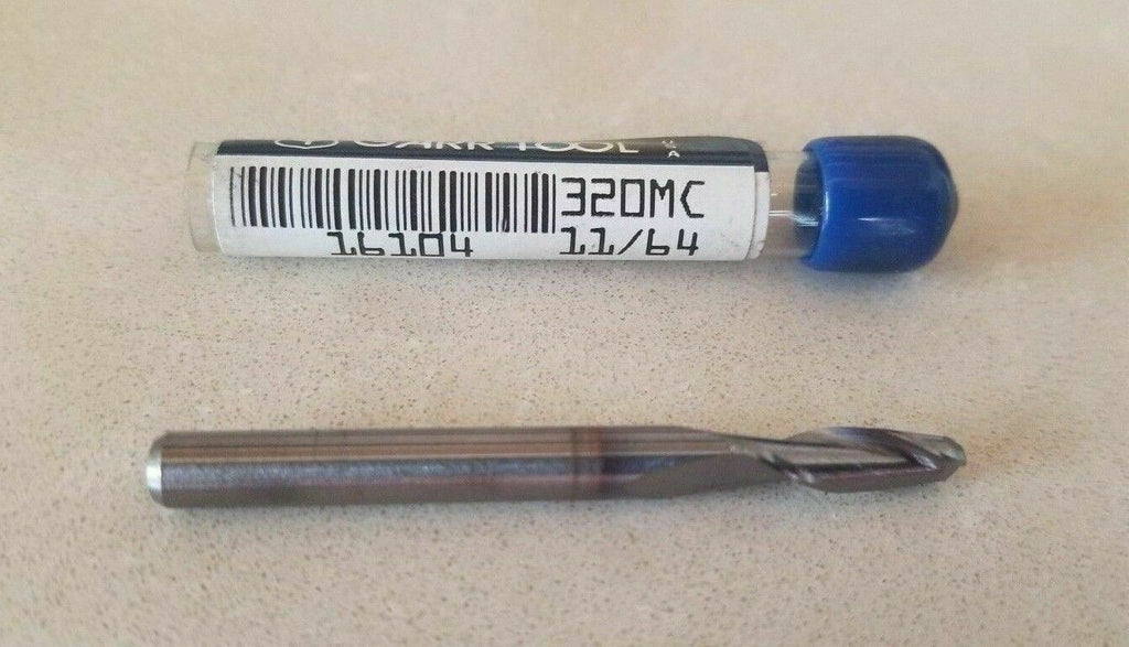 GARR Tool 320MC 11/64" End Mill Carbide EDP # 16104 2 FL New