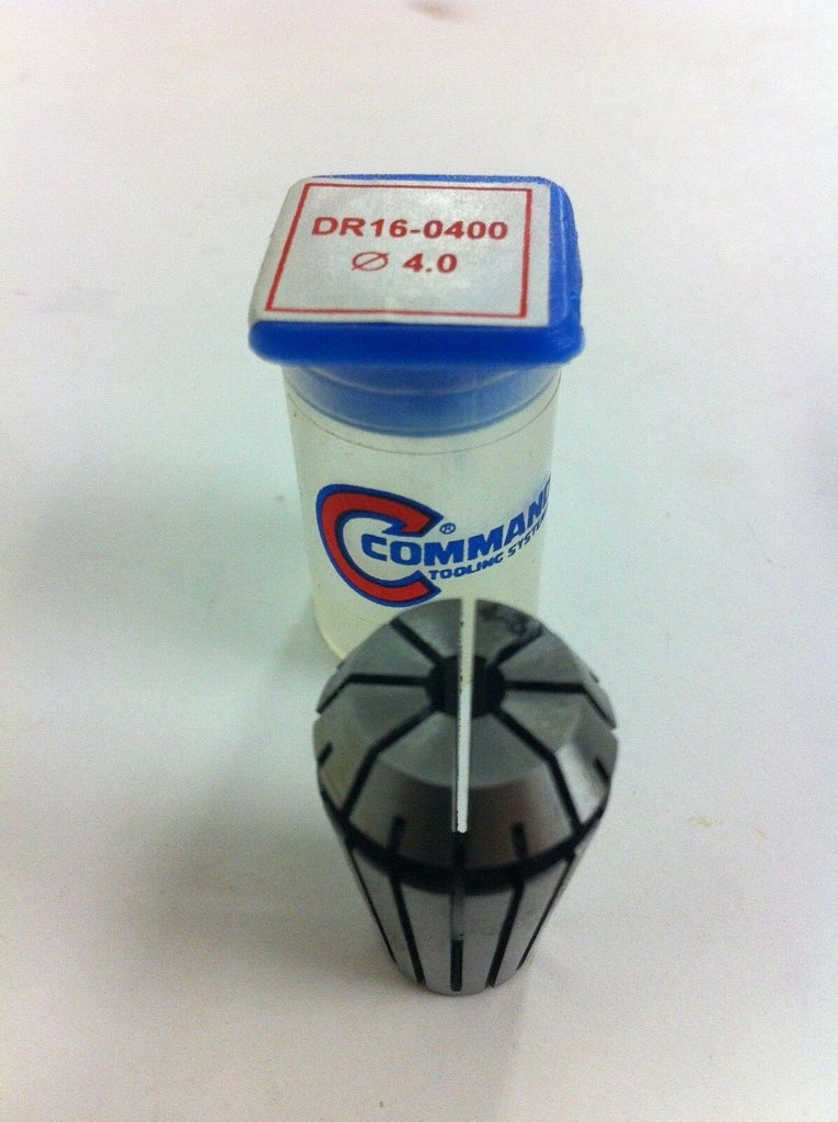 Command Tooling Systems ER16 DR16 0400 .157 Inch / 4.0 mm Collet for Mill New