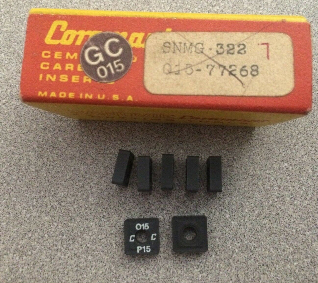 SANDVIK Coromant SNMG 322 015 77268 P15 Lathe Mill Carbide Inserts 7 Pcs Tool