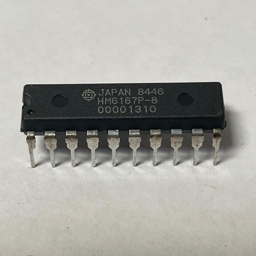 Lot of 18 Hitachi HM6167P-8 20-Pin DIP CMOS RAM 16K 85ns Japan 46891-03