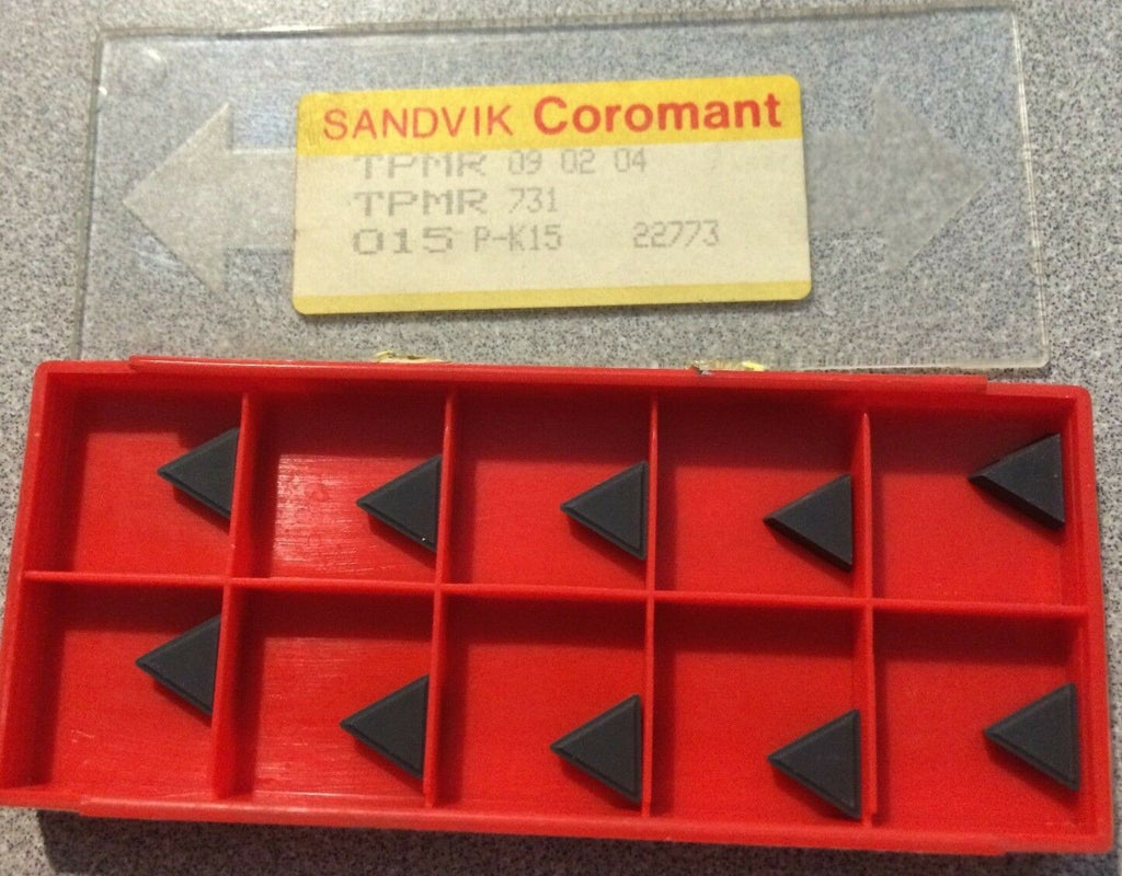 SANDVIK Coromant TPMR 731 09 02 04 015 P-K15 Lathe Carbide Inserts 10 Pcs New
