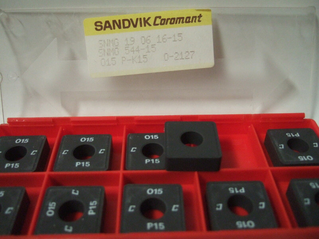 SANDVIK Coromant SNMG 544 15 015 P K15 02127 Lathe Mill Carbide Inserts 10 Pcs