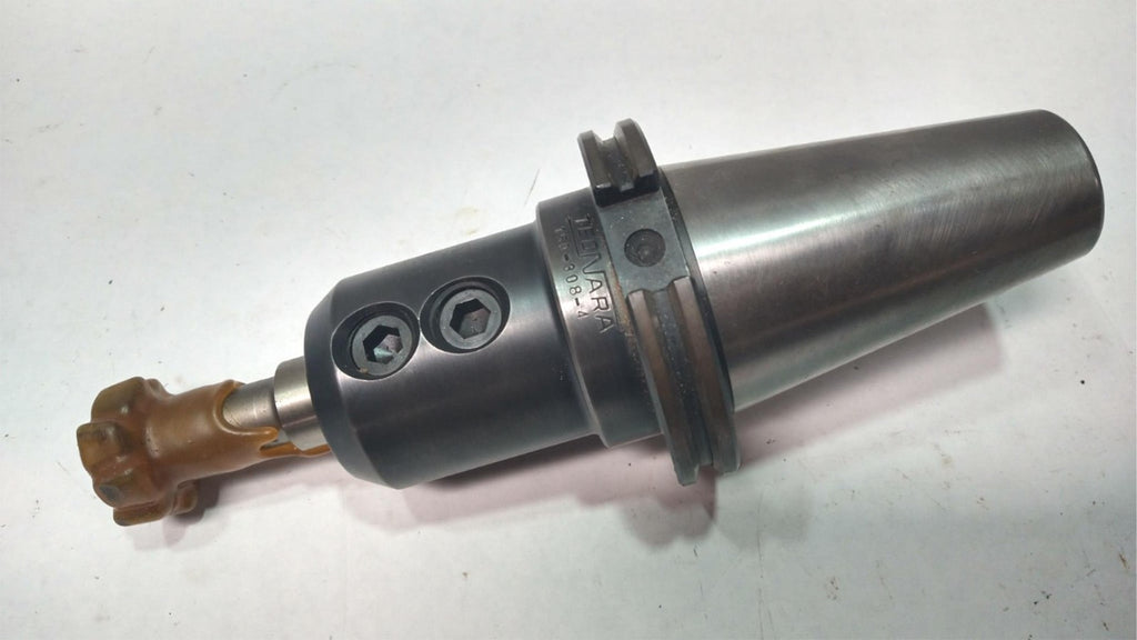 TECNARA 1" CAT50 T-Slot End Mill CNC Tool Holder 150-308-4 Japan 4" Projection