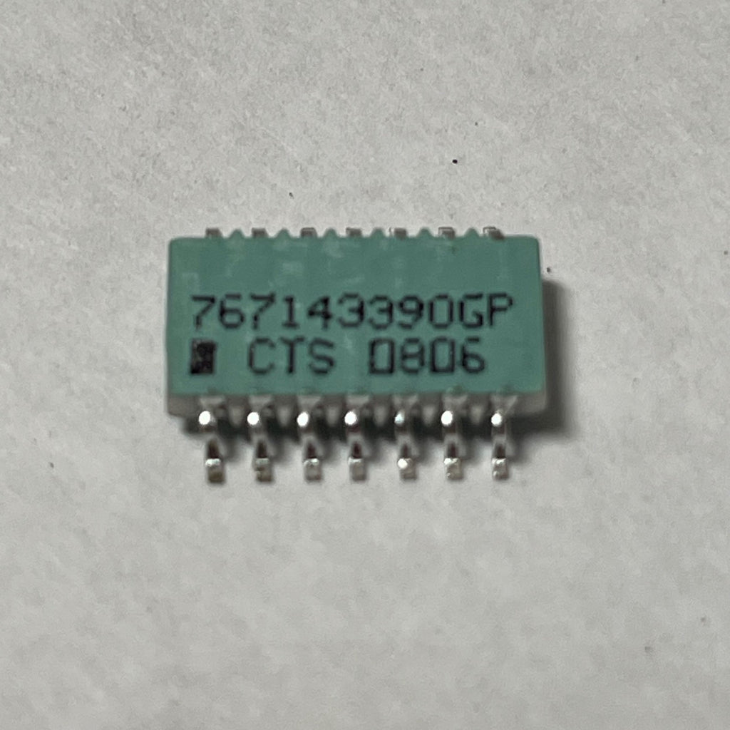 Reel of 1700 CTS 767143390GPTR13 Resistors ARRAY 7 RES 39 OHM 14SOIC 48340-08