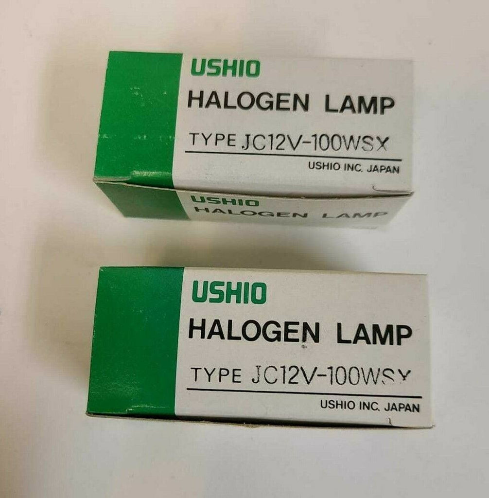 Lot of 2 USHIO FDX JC12V-100WSX Base Halogen Projection Lamp Japan New