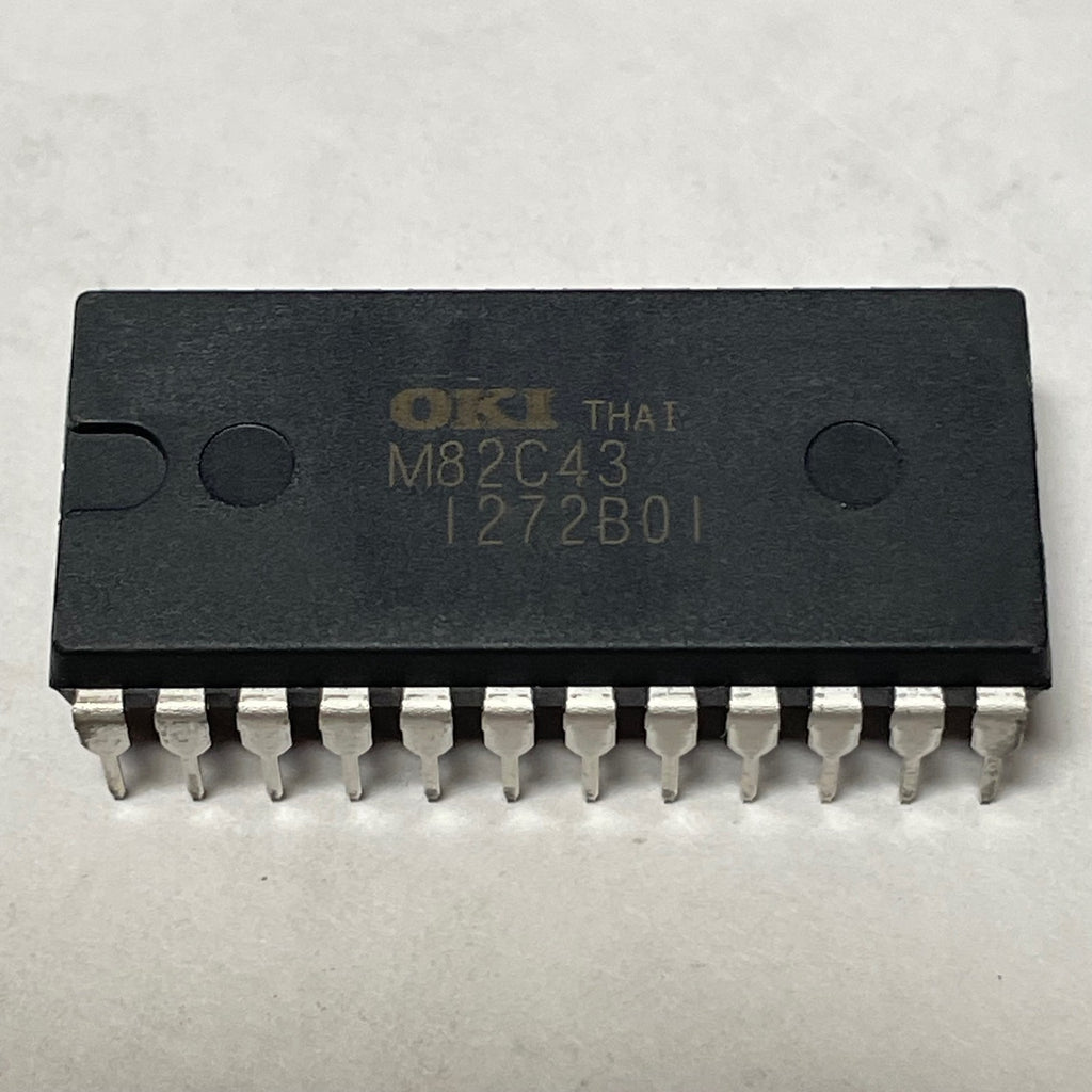 Lot of 82 OKI M82C43 Input Output Port Expander IC CMOS 8-Bit Chip 46365-23