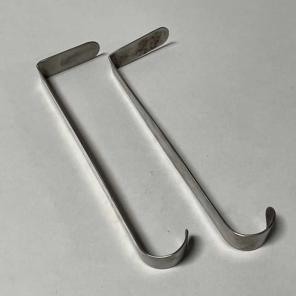 Lot of 2 Hibbs Retractor Stainless Germany 10-1/2", Blade 2-3/4" x 1-1/8" Tool