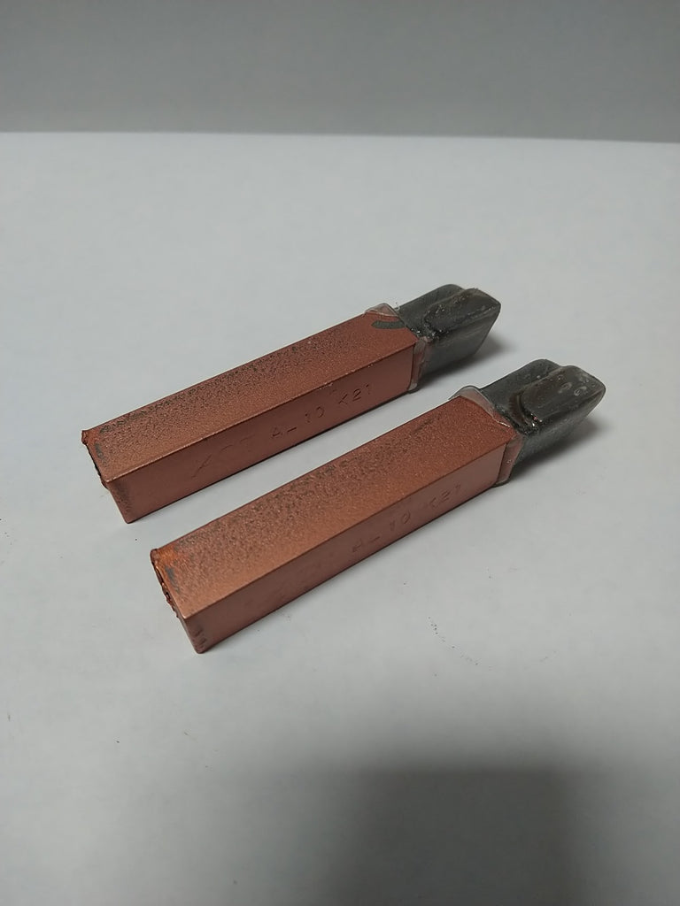 ACT Brazed Tipped Carbide Lathe Tool Bit 5/8" Shank AL10 K21 USA Made Lot of 2