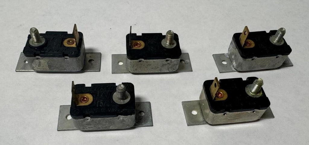 5 x Fasco USA AUTO RESET CIRCUIT BREAKER ELECTRIC WIRING SWITCH CAR FUSE 12V 15A
