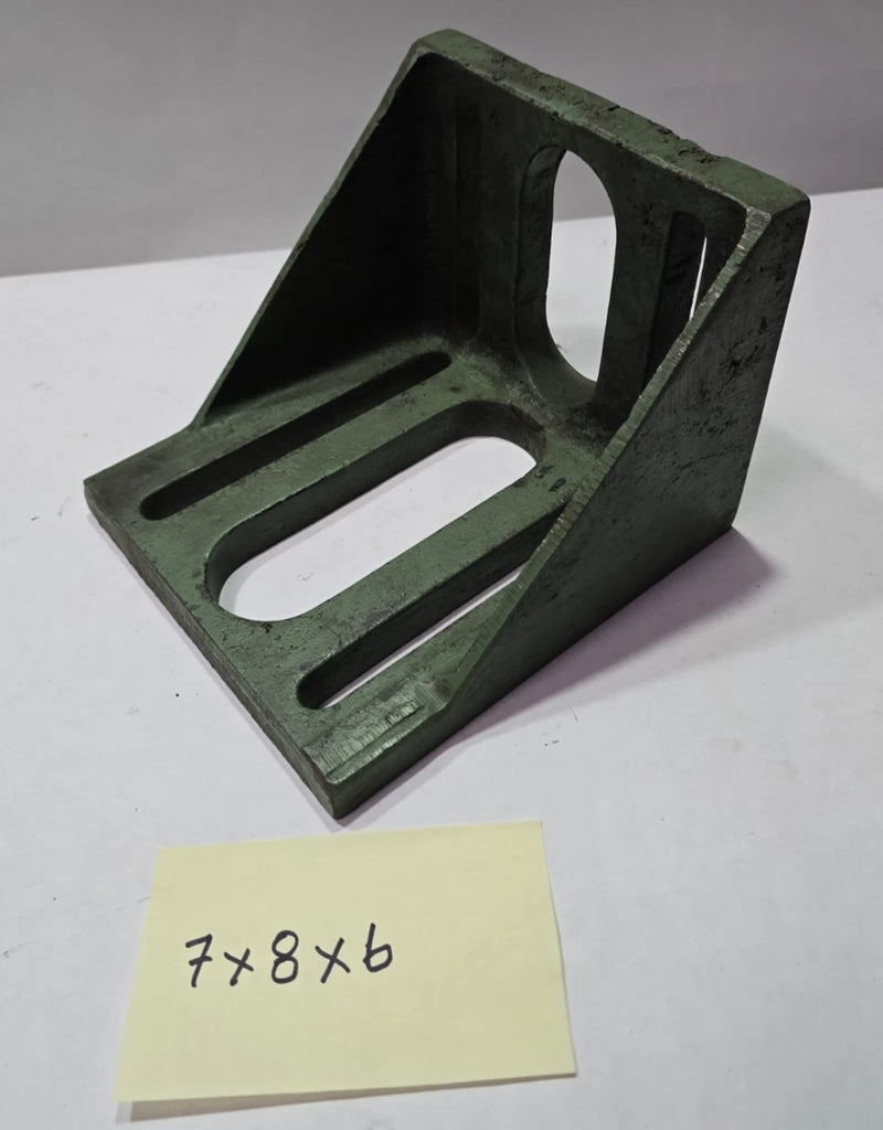 Angle Block 7 x 8 x 6 Heavy Duty Machinist Tool Mill Milling Machine Steel