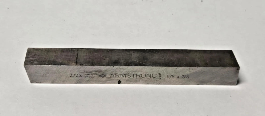 5/8 x 7/8 x 6" Armstrong Rectangle Lathe Tool Cutting HSS Bit High Speed 2722