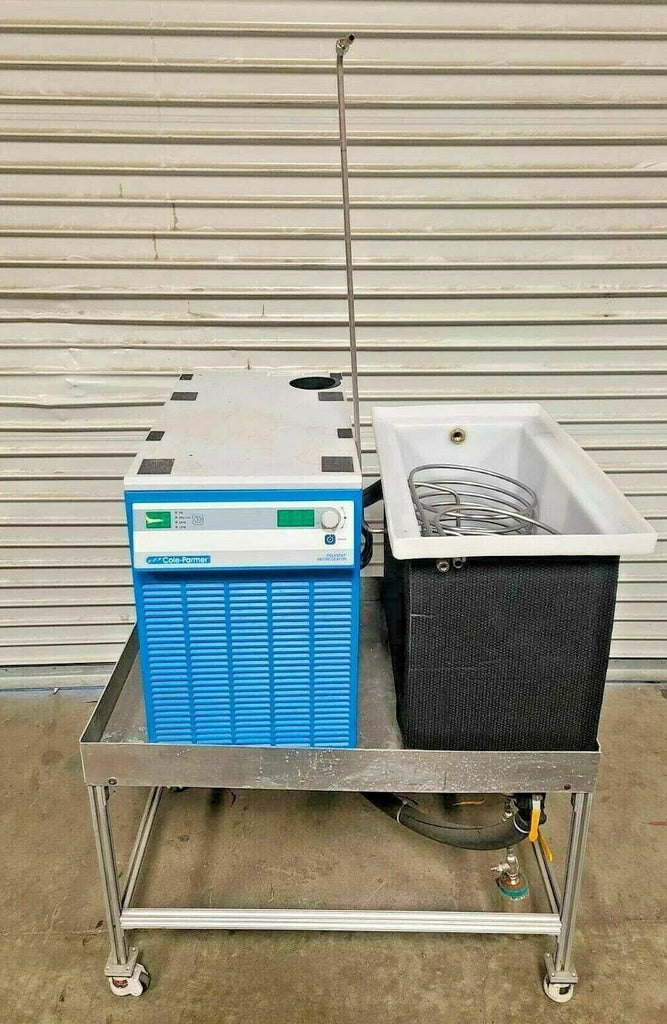 Cole Parmer 6360M 11C110B RS-232 Recirculating Water Chiller With Tank