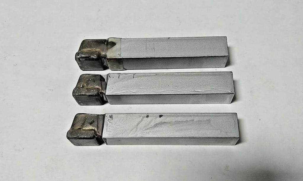 ACT Brazed Tipped Carbide Lathe Tool Bit 5/8" Shank C-10 K68 USA Made Lot of 3