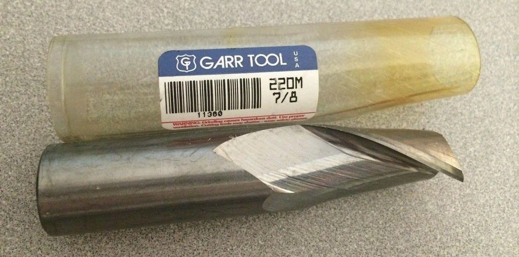 GARR Tool 11360 220M 7/8" 2 Flute Square End Mill Solid Carbide New