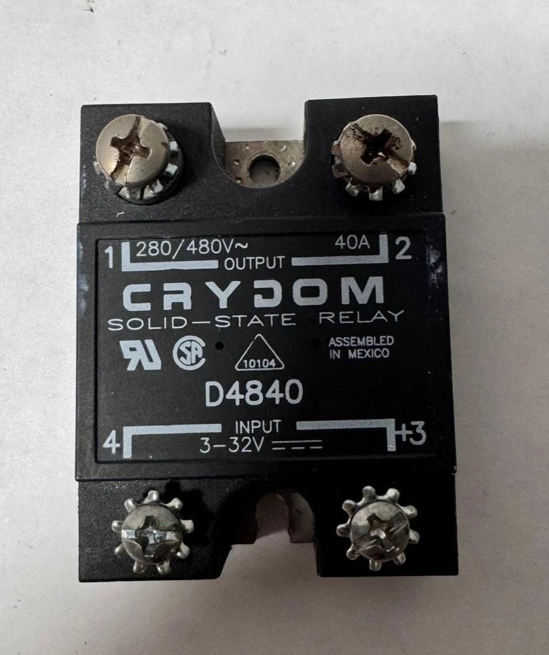 Crydom D4840 Solid State Relay Output 280 480VAC 40A