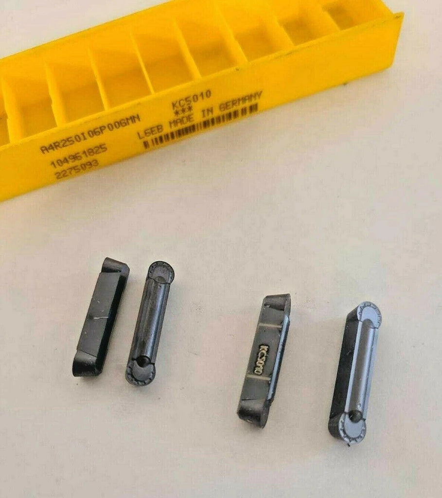4 Pcs Kennametal A4R250I06P00GMN KC5010 Top Notch Grooving Carbide Inserts New