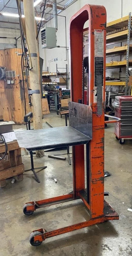 Presto M166 Manual Lift Stacker Truck 64" height