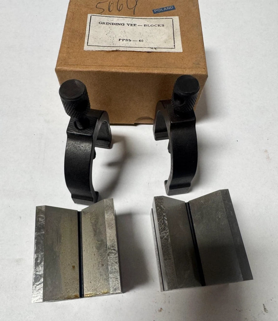 Vee Block V-Block Clamp Set Grinding Poland PPSb-40 x 36 x 45 480