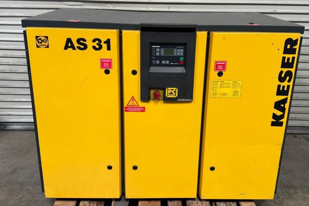 Kaeser 25 HP Rotary Screw Compressor AS-31 110 PSI 115 CFM