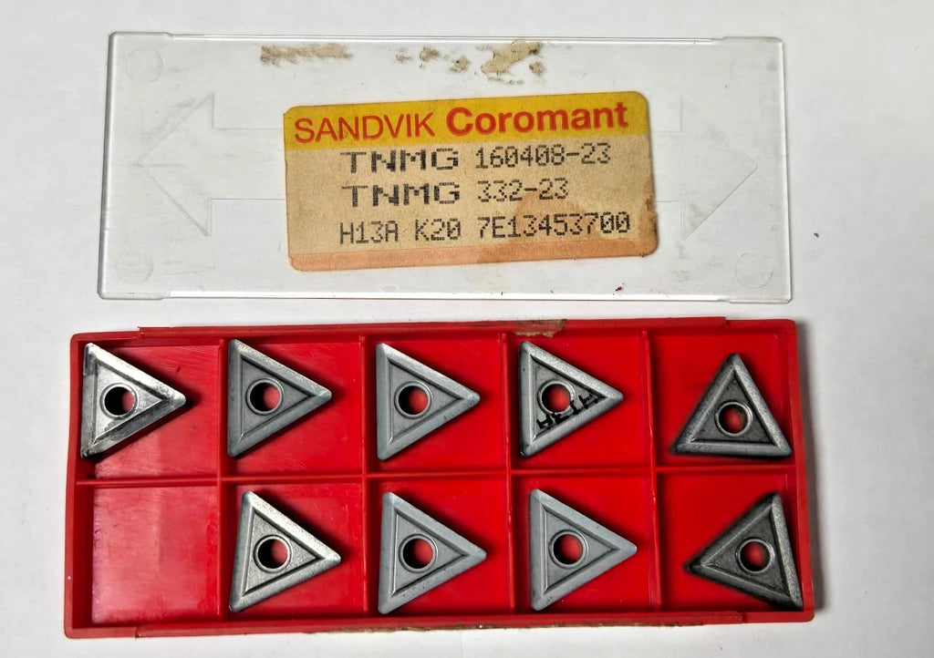 SANDVIK Coromant TNMG 332-23 160408-23 H13A K20 Lathe Carbide Inserts 9 Pcs New