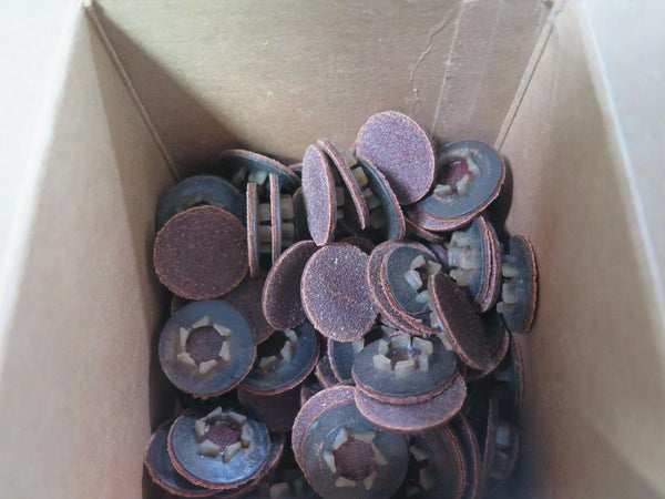 100 Pcs MERIT 3/4" Resin Bond Power-Lock Discs 61007 Grit 100 Brand New