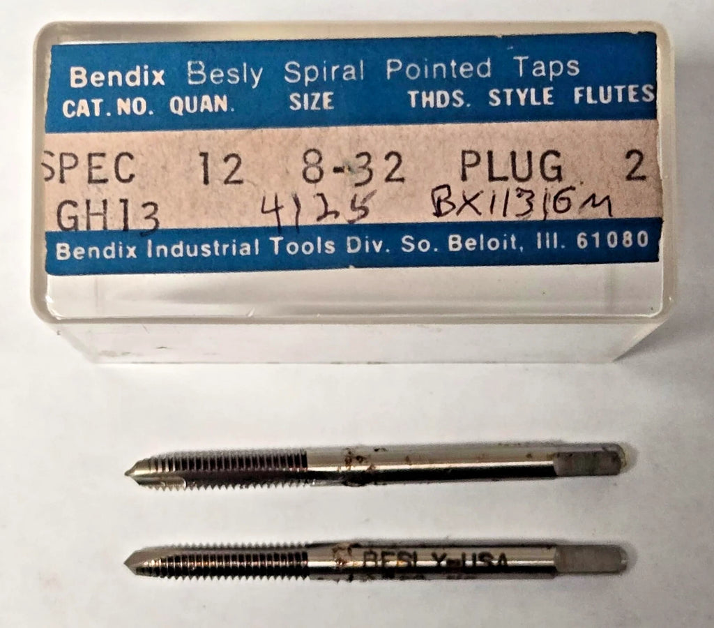 Lot of 2 Besly Tap 8 - 32 GH13 Plug 2 FL Brand New USA Made