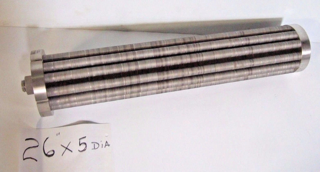 VACCO EDF Etched Disc Filter 10 Micron PTI Technologies Stainless Steel 26 Inch