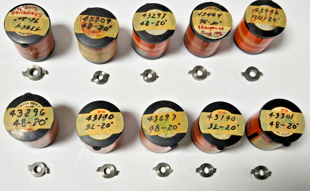 Lot of 100 Fine Pitch Gear Hob Mikron Switzerland Swiss for Barber Colman Hobber