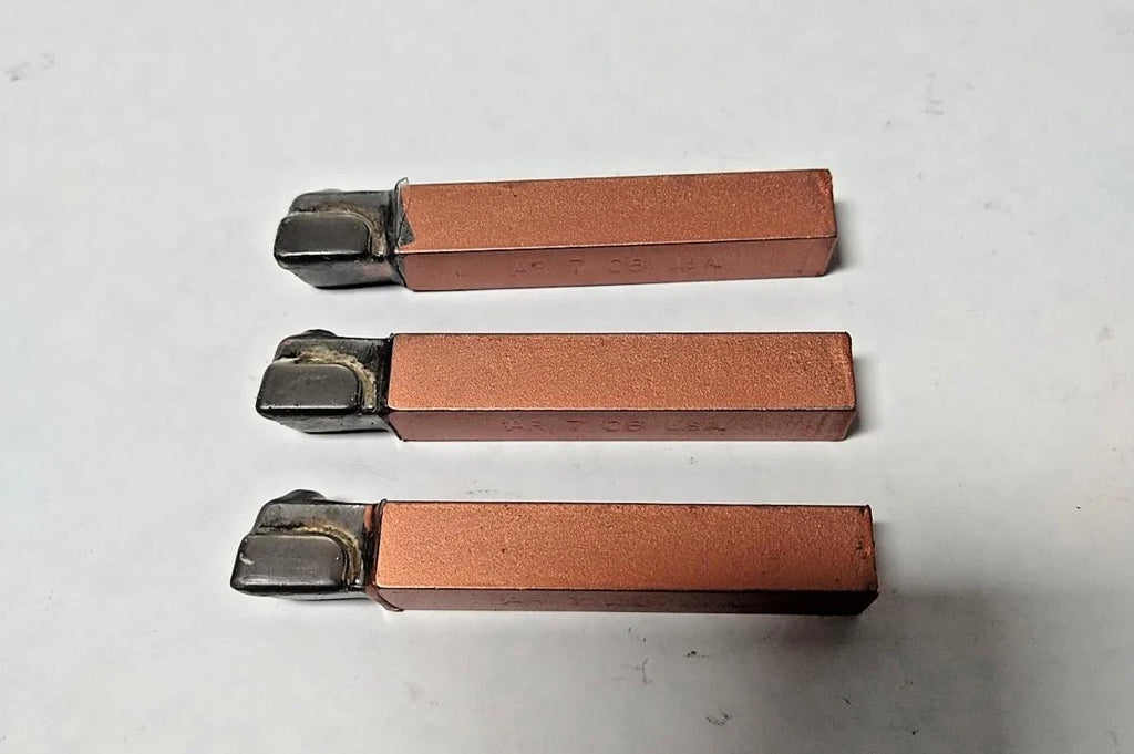 ACT Brazed Tipped Carbide Lathe Tool Bit 7/16" Shank AR 7 C6 USA Made Lot of 3