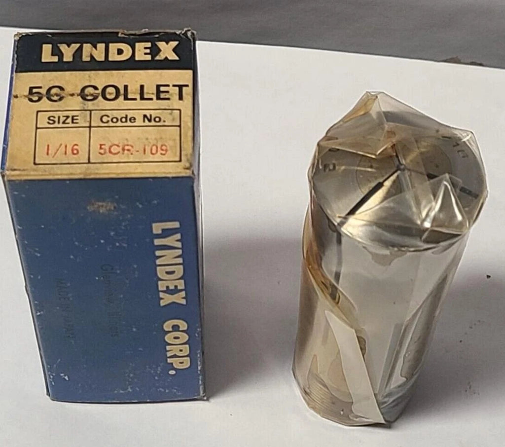 New Lyndex 5C Lathe Mill Collet Size 1/16 5CR-109 CNC Chucker Free Shipp Japan