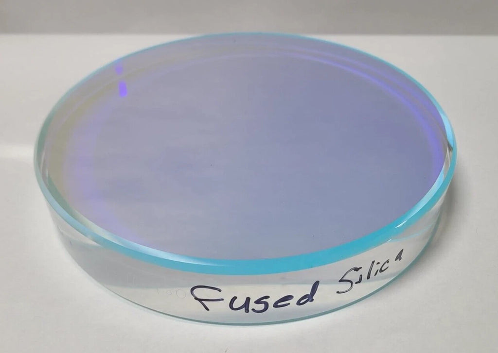 8" Optical Flat Fused Silica Very Nice