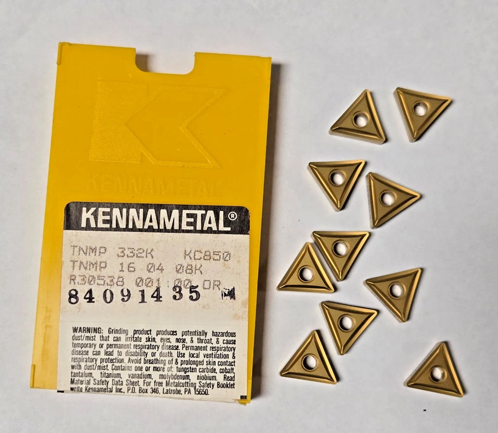 Kennametal TNMP 332K KC850 16 04 08K Lathe Carbide Inserts 10 Pcs New