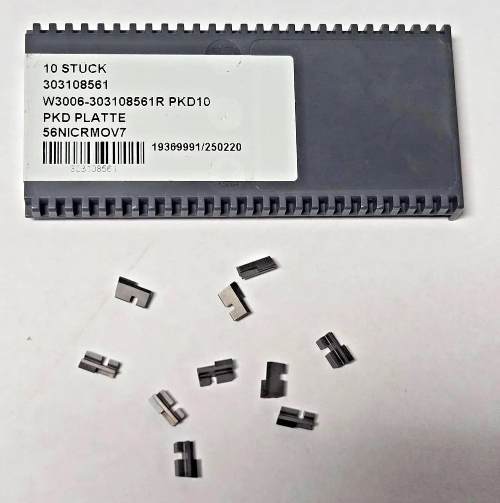 W3006-303108561R PKD10 56NICRMOV7 PKD PLATTE Grooving Lathe Carbide Inserts
