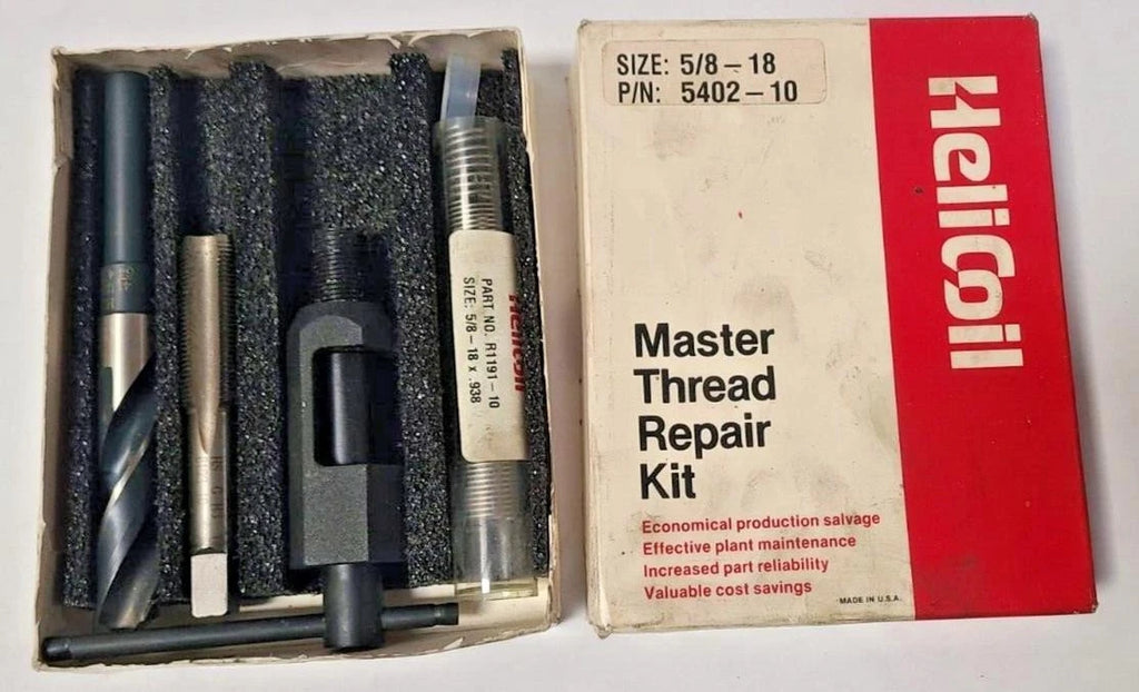 HELI-COIL Master Thread Repair Kit Size 5/8-18 5402-10