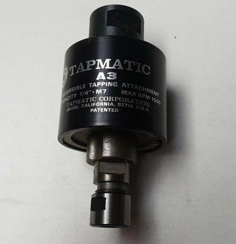 Reversible Tapmatic A3 Tapping Attachment 1/4 M7 Max RPM 1500 USA New
