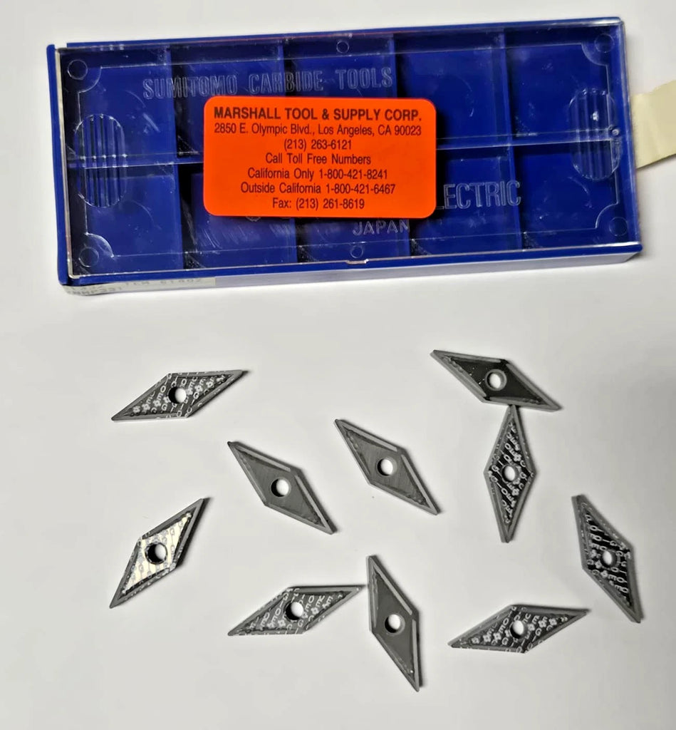 Sumitomo VNMG 331 G10E Mill Lathe Carbide Inserts 10 Pcs New